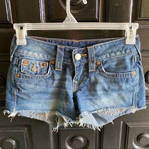 True Religion Keira Denim Shorts